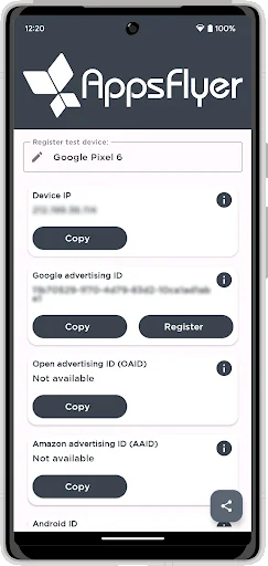 My Device ID by AppsFlyer screenshot 1