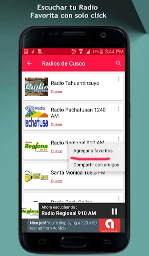 Radios de Cusco screenshot 1