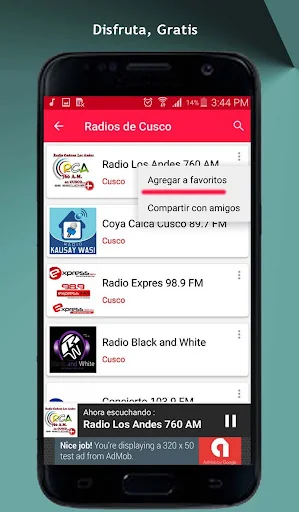 Radios de Cusco screenshot 2