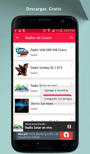 Radios de Cusco screenshot 4