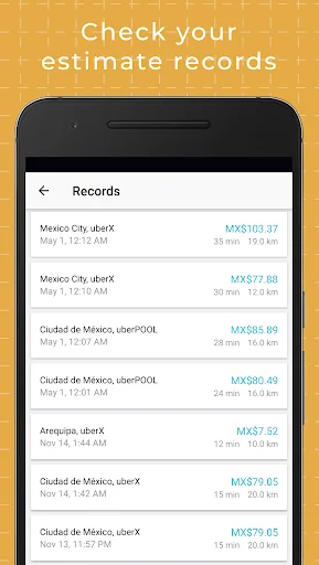 Estimate Fares screenshot 4