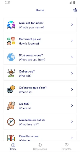 English French Conversation screenshot 1