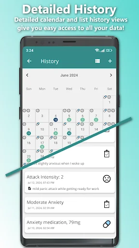 Anxiety Tracker - Mood Journal screenshot 1