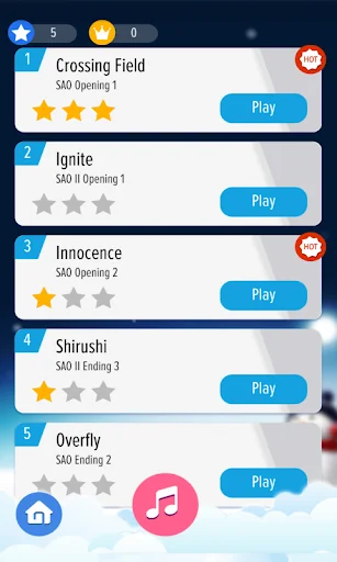 Piano Tap SAO screenshot 2
