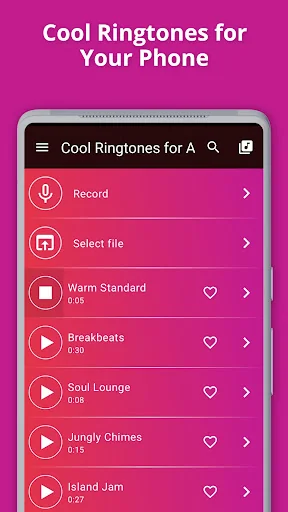 Cool Ringtones for Your Phone screenshot 1