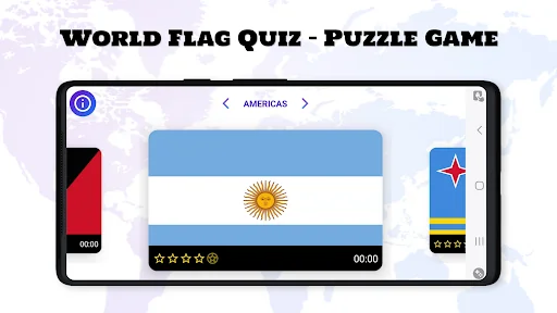 World Flag Quiz — Puzzle Game