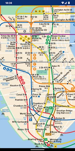 Map of NYC Subway screenshot 1