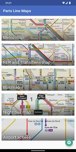 Paris Metro Maps screenshot 1