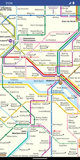 Paris Metro Maps screenshot 2