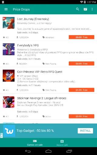 Price Drop App - Paid apps on  screenshot 3