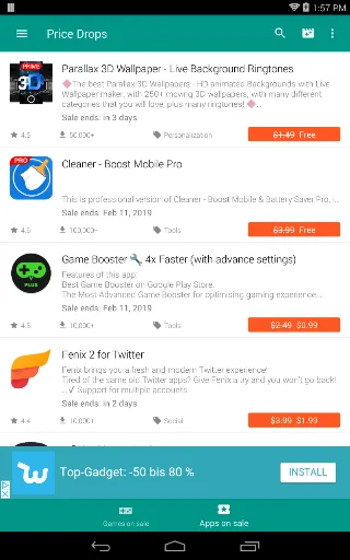 Price Drop App - Paid apps on  screenshot 4