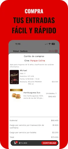 Cinemark Colombia screenshot 2