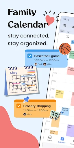 Family Shared Calendar: FamCal