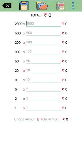 Cash Calculator - denomination