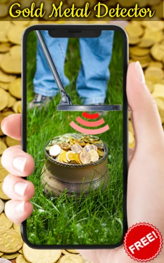 Gold Metal Detector StudFinder