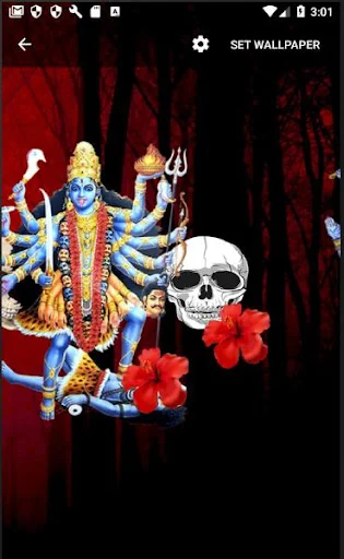 4D Kali Maa Live Wallpaper