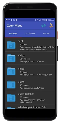 Zoom Video Player screenshot 1