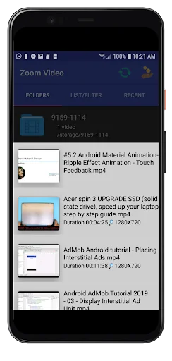 Zoom Video Player screenshot 2