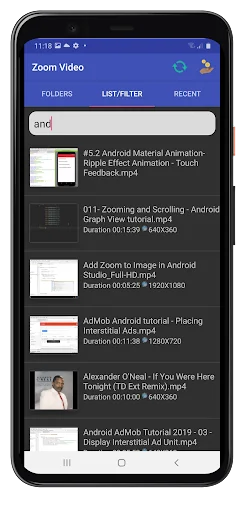 Zoom Video Player screenshot 3