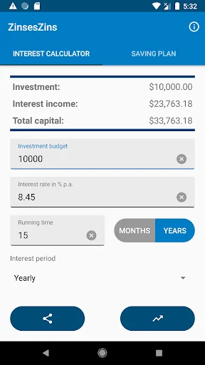 ZinsesZins - Yield calculator