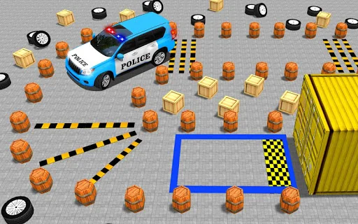 US Police Spooky Jeep Parking