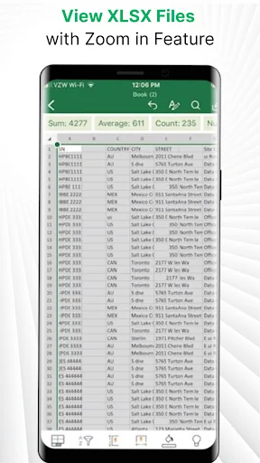 Xlsx File Reader & Xls Viewer
