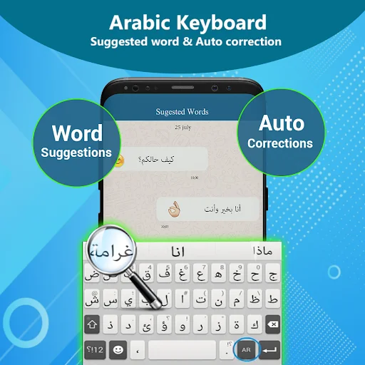 Arabic Keyboard-KeyboardArabic screenshot 1