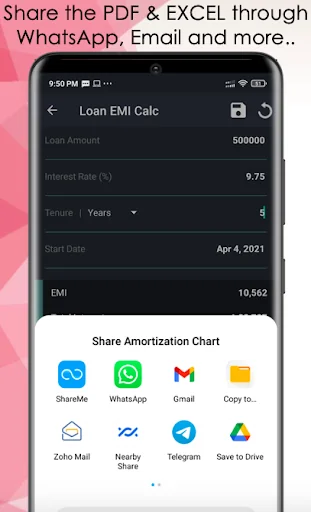 EMI Calculator - Loan Planner/ screenshot 2
