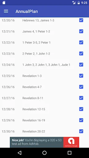 Annual Bible Plan