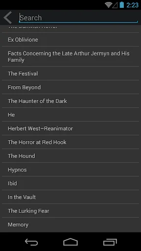 H.P. Lovecraft Horror Stories screenshot 2