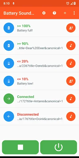 Battery Sound Notification screenshot 1