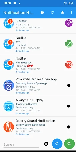 Notification History Log