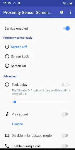 Proximity Sensor Screen Lock