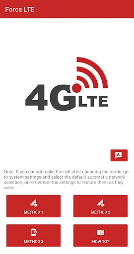 4G Switcher - Force LTE Only screenshot 1