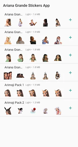 Ariana Grande Stickers App screenshot 1