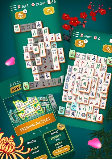 Classic Majong Solitaire Game