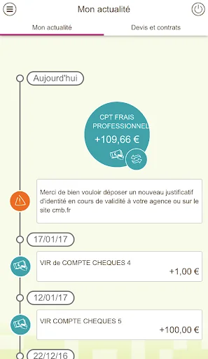 Crédit Mutuel de Bretagne screenshot 2