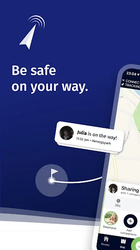 ArriveSafe – Live GPS & SOS screenshot 1