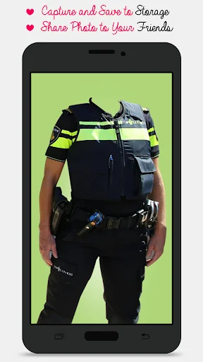 Traffic Police Suit Maker screenshot 3