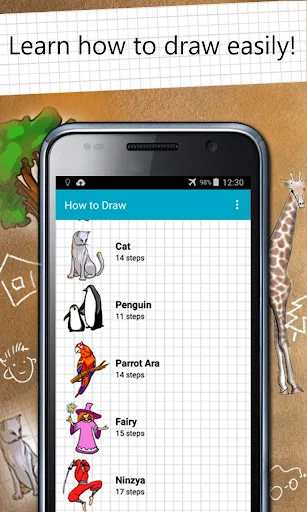 How to Draw - Easy Lessons screenshot 1