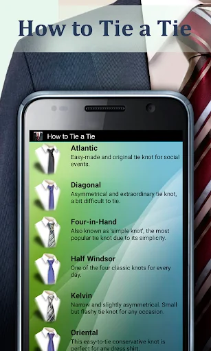 How to Tie a Tie screenshot 1