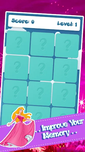 Memory Game Princess screenshot 2