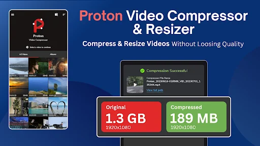 Video Compressor - Reduce Size screenshot 1