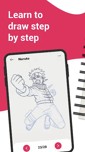 WeDraw - How to Draw Anime screenshot 1