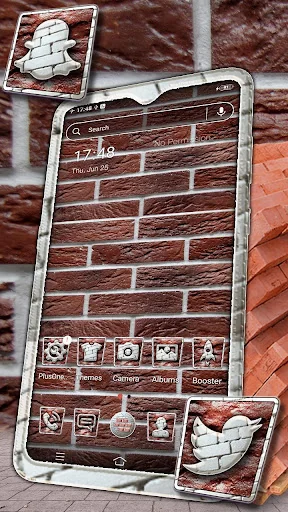 Brown Brick Theme Launcher