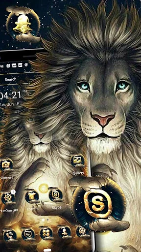 Lion World Theme Launcher
