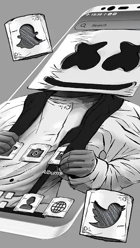 Marshmello Sketch  Theme