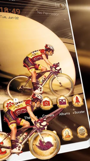 Saturn Biker Theme Launcher