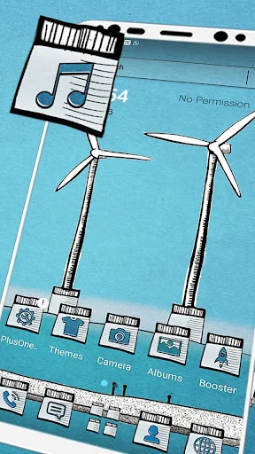Wind Wheel Sketch Theme