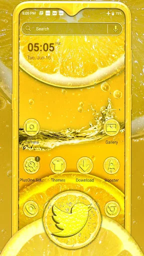Yellow Lemon Theme Launcher